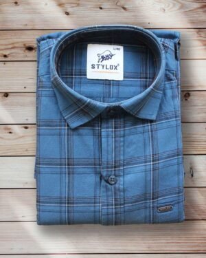 Blue Check Shirt (1)