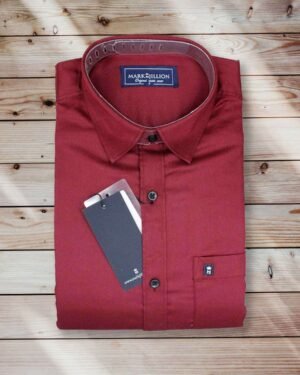 Dark Brick Red Shirt