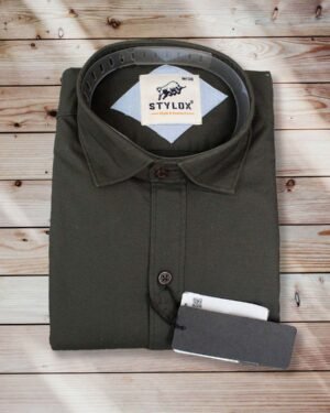 Dark Olive Green Shirt