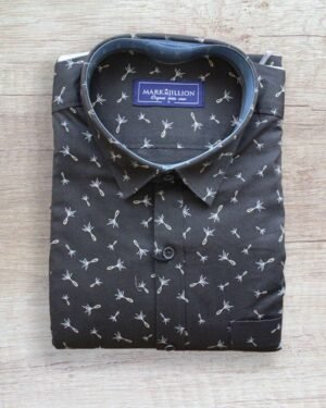 Printed Olive Shirt (2)