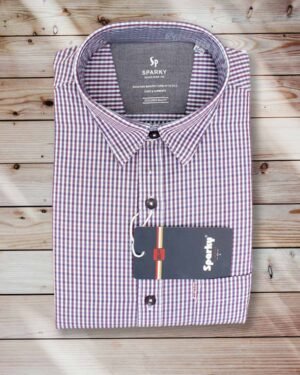 Purple White Micro Checks (1)