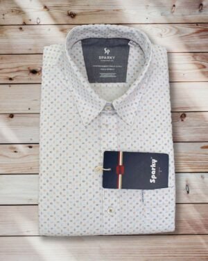 Sparky White Printed Shirt (2)