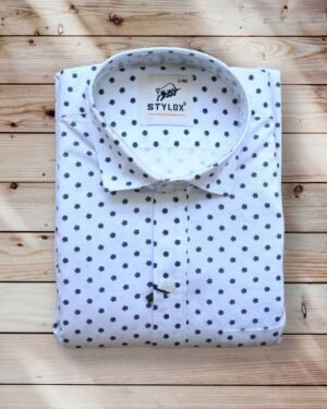 White Printed Shirt (2)